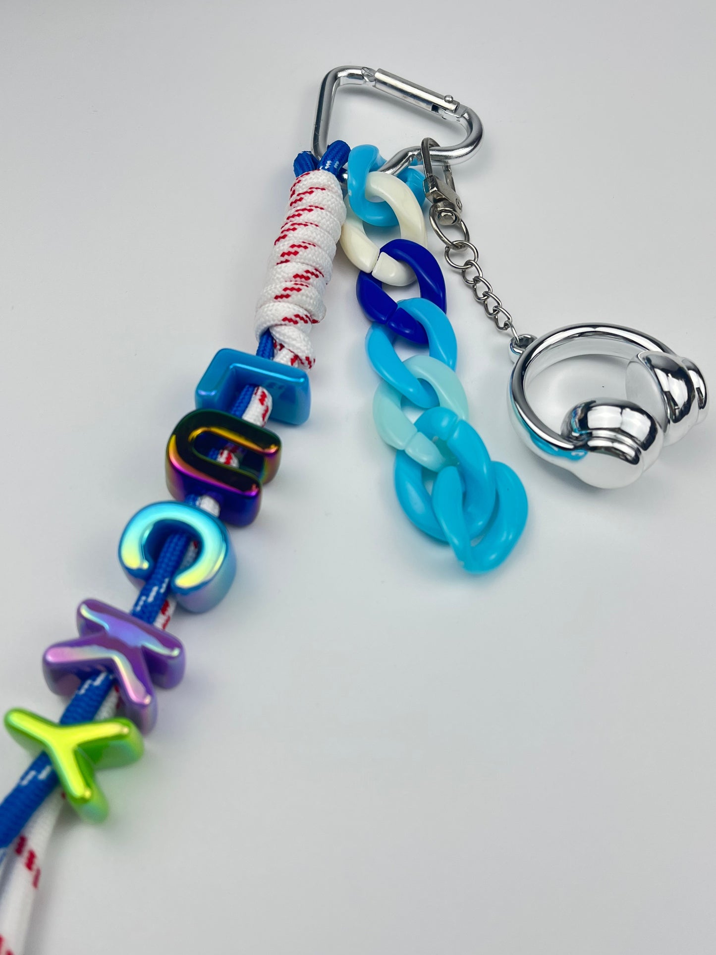 Colorful "LUCKY" Keychain: Trendy Charm Mix