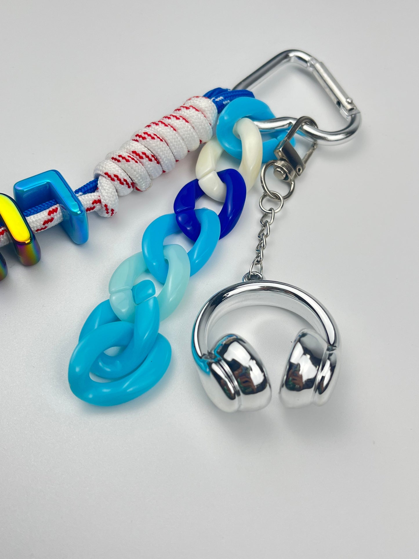 Colorful "LUCKY" Keychain: Trendy Charm Mix