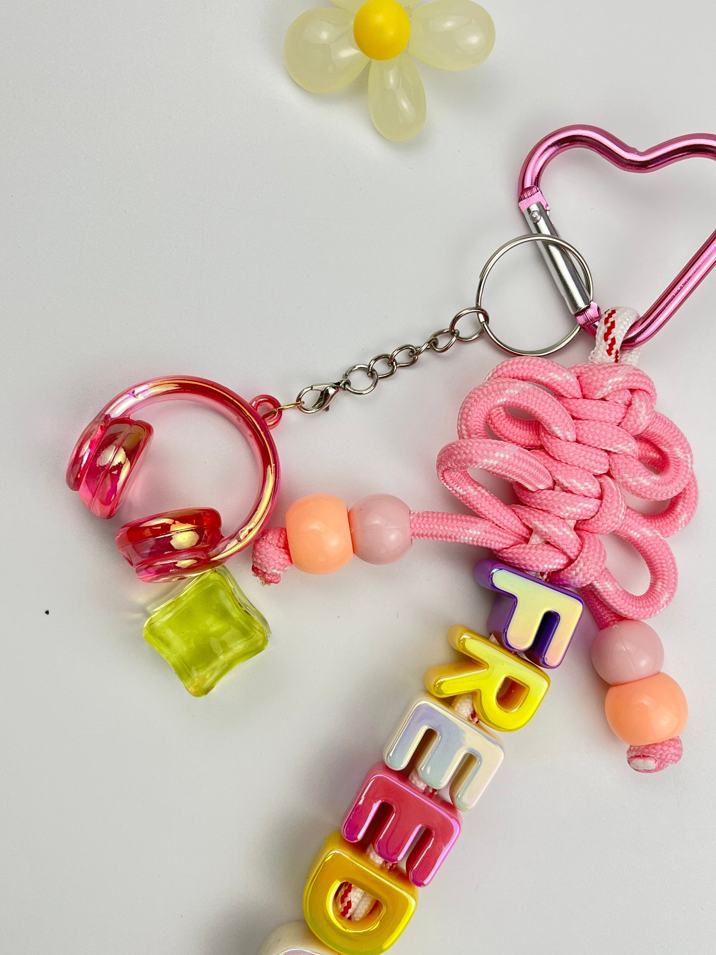 Pink “FREEDOM” Keychain: Sweet & Stylish Accessory