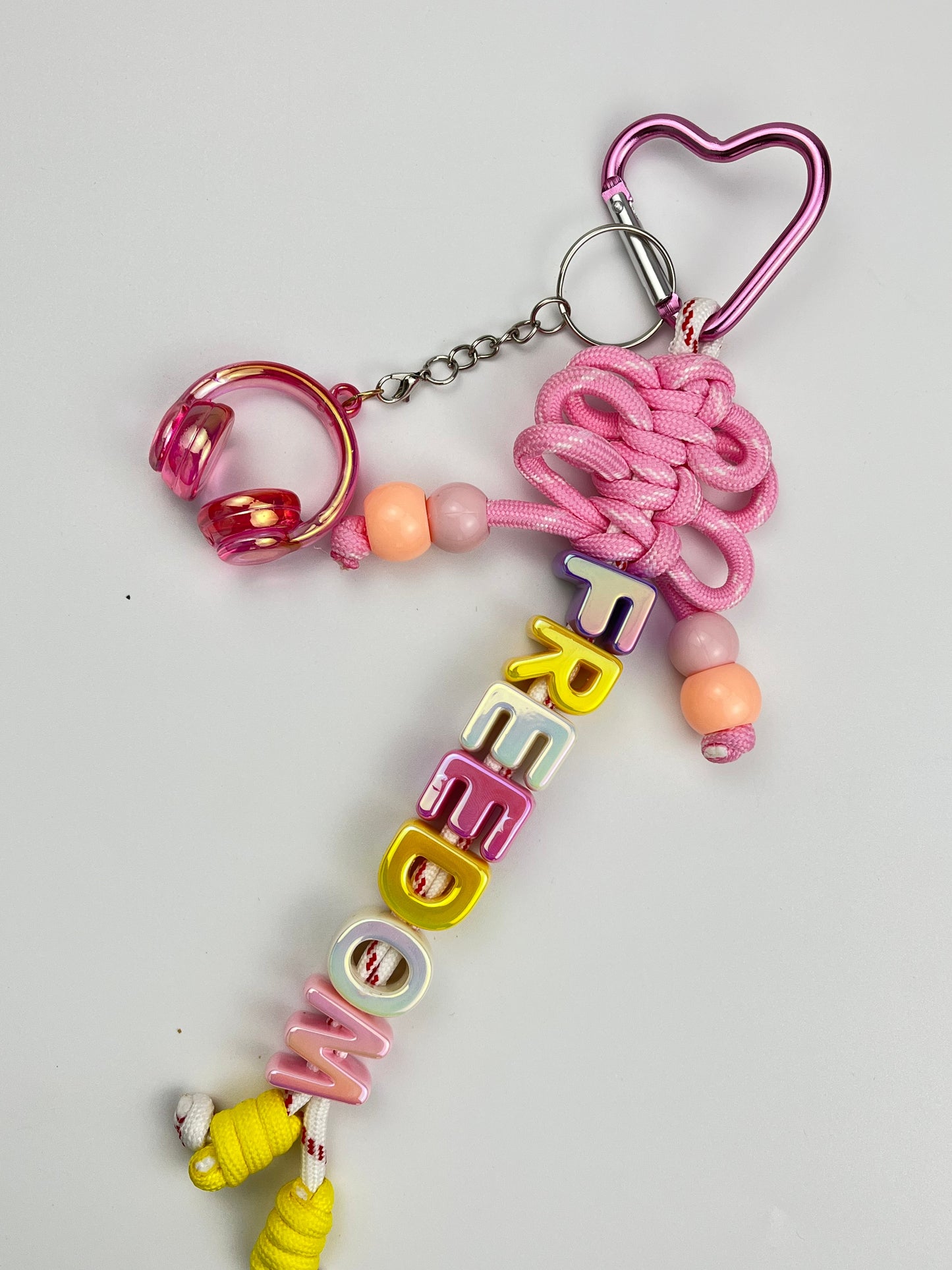 Pink “FREEDOM” Keychain: Sweet & Stylish Accessory
