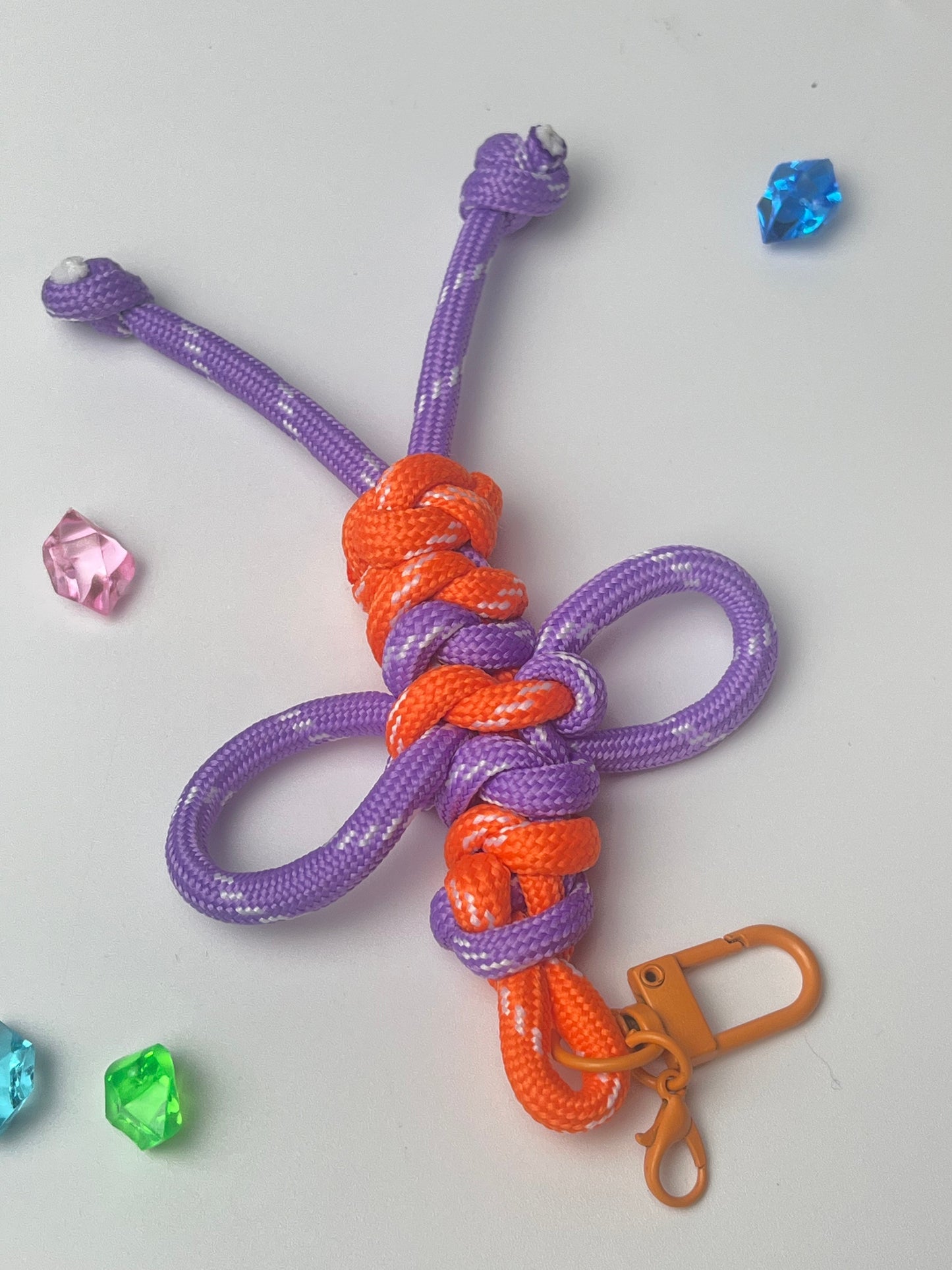 Handmade Paracord Bee Keychain