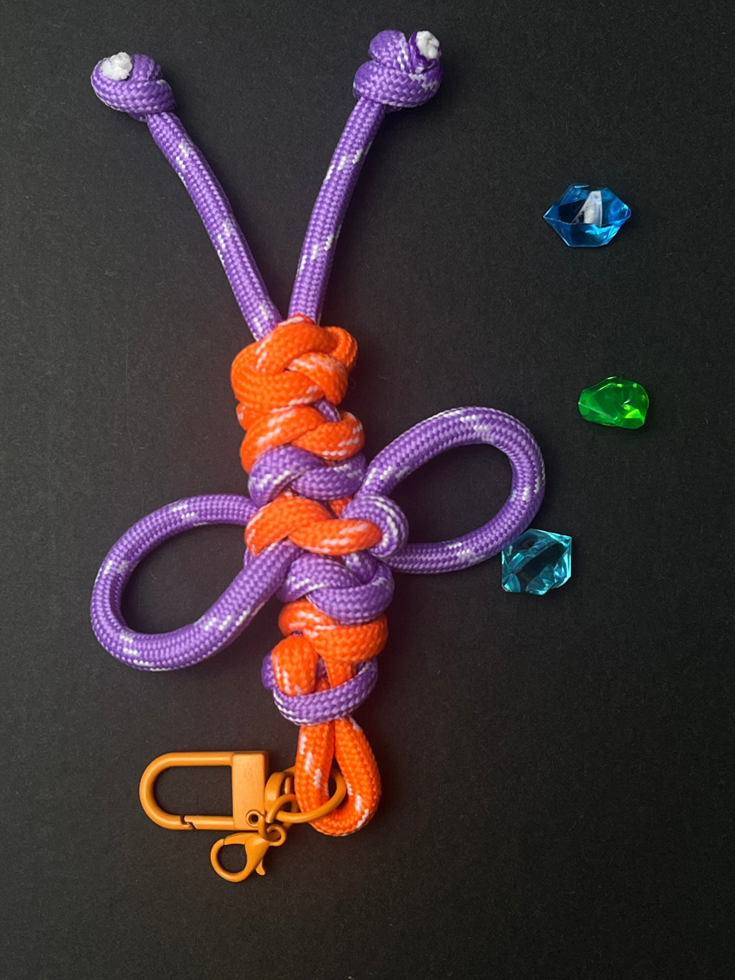 Handmade Paracord Bee Keychain