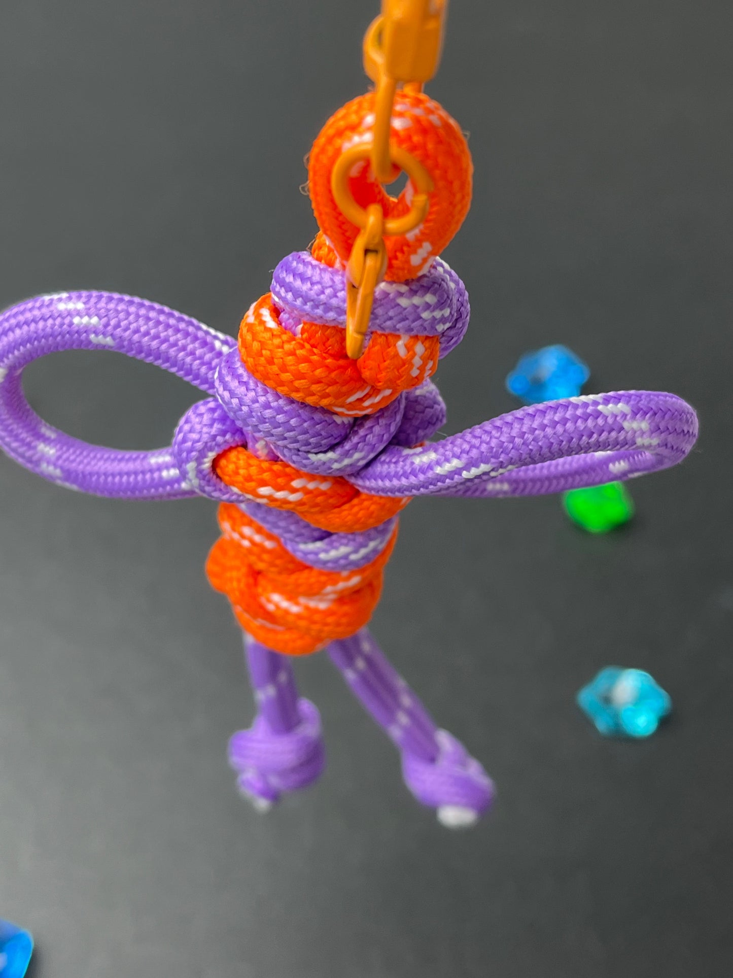 Handmade Paracord Bee Keychain