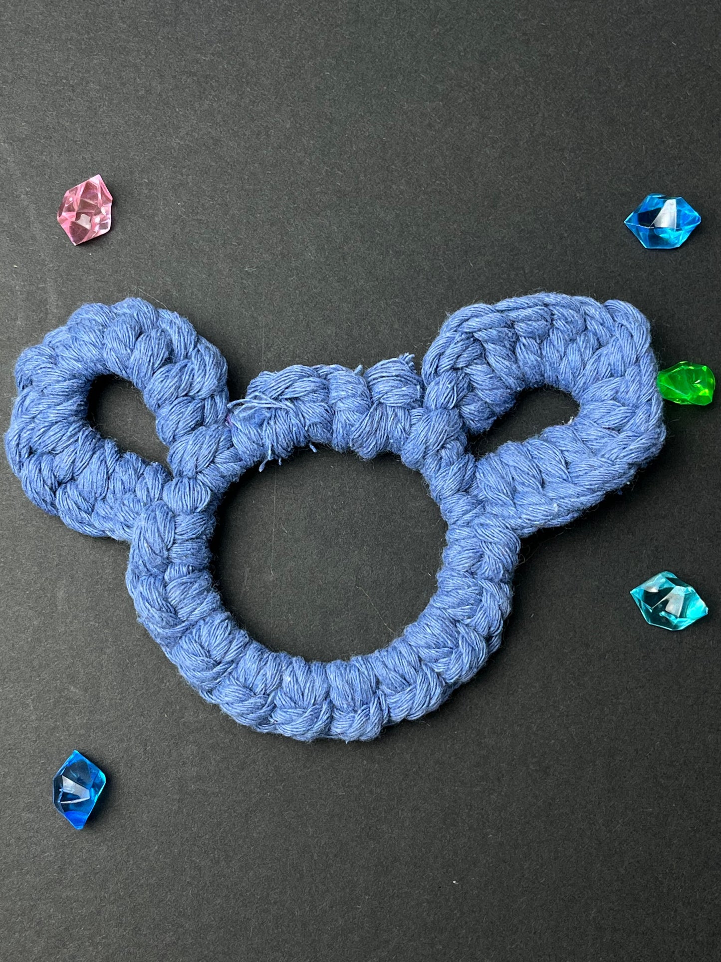 Handmade Paracord Bear Ear Hair Tie, Full of Cute Vibe