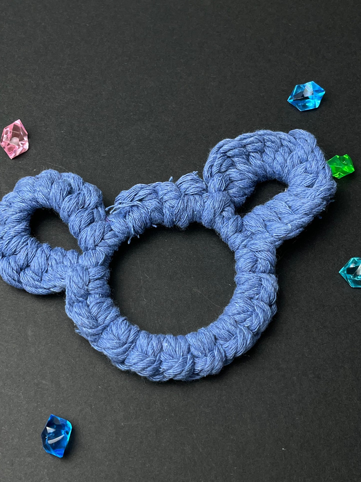 Handmade Paracord Bear Ear Hair Tie, Full of Cute Vibe