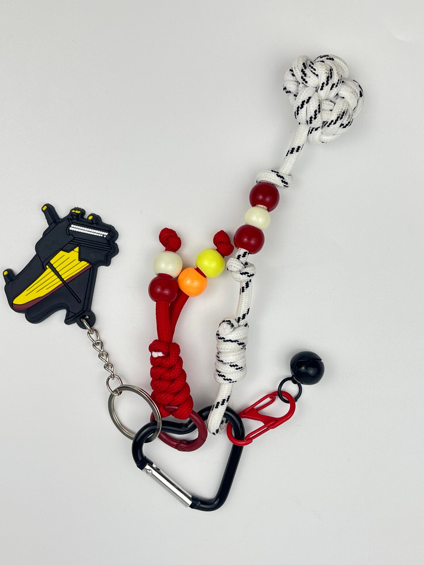 Cool Woven Rope Keychain | Unique Charm Combination, Full of Street Style