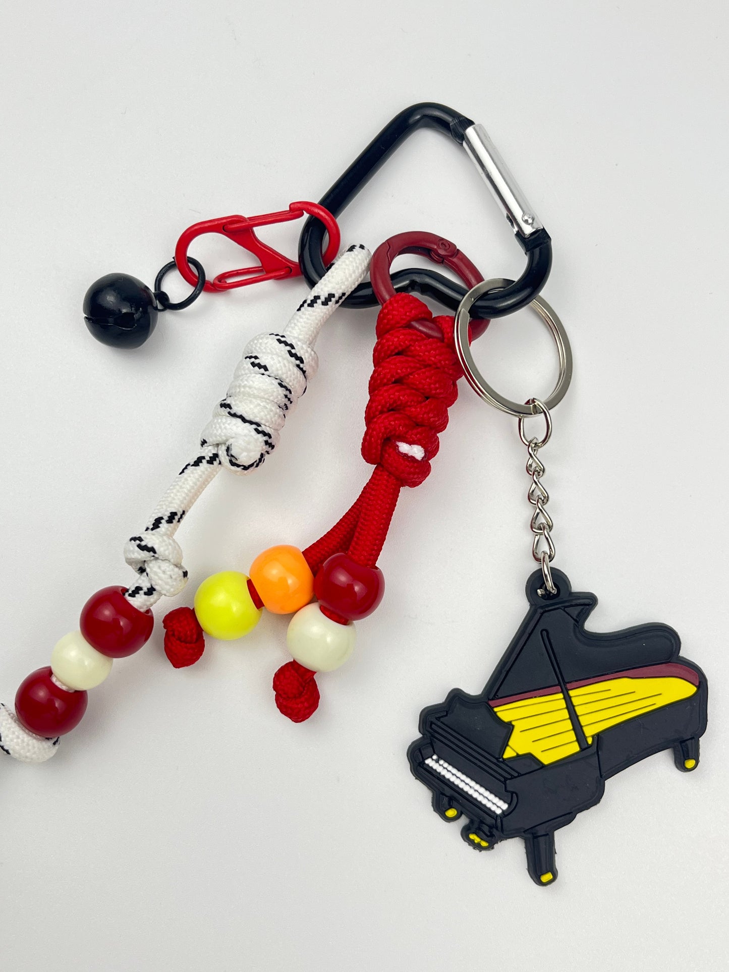 Cool Woven Rope Keychain | Unique Charm Combination, Full of Street Style