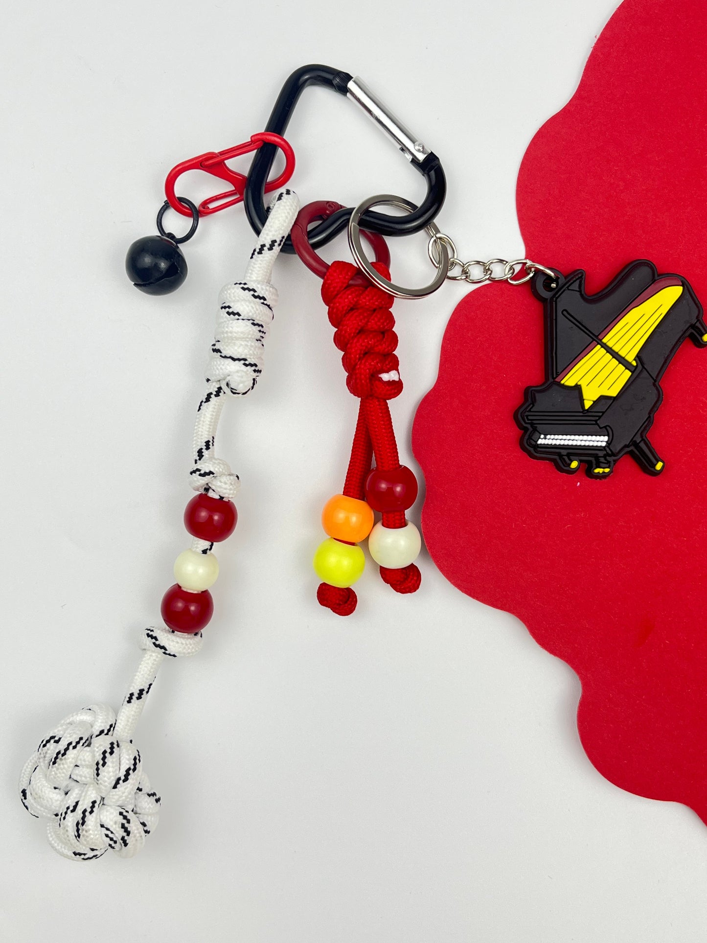 Cool Woven Rope Keychain | Unique Charm Combination, Full of Street Style