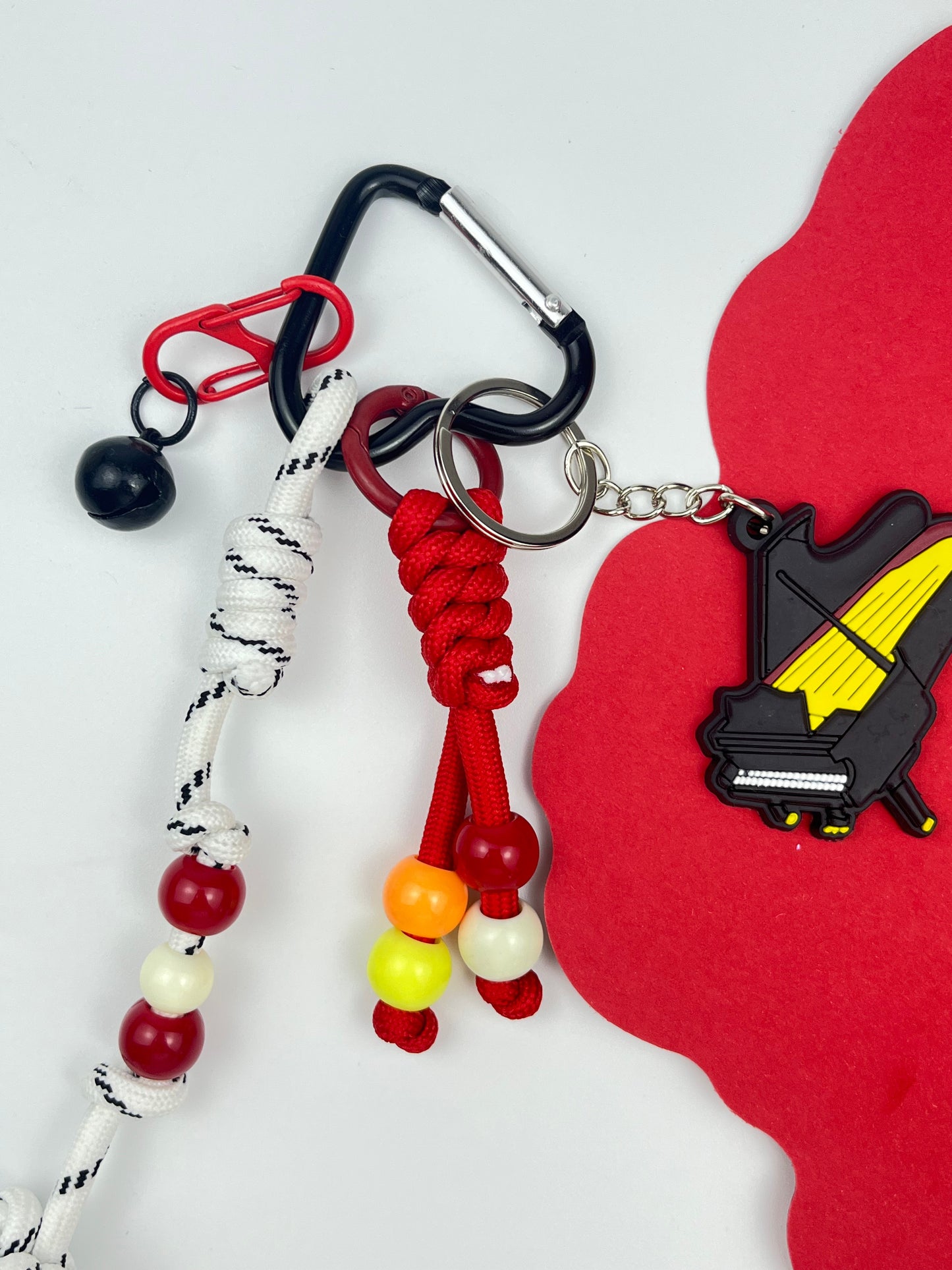 Cool Woven Rope Keychain | Unique Charm Combination, Full of Street Style