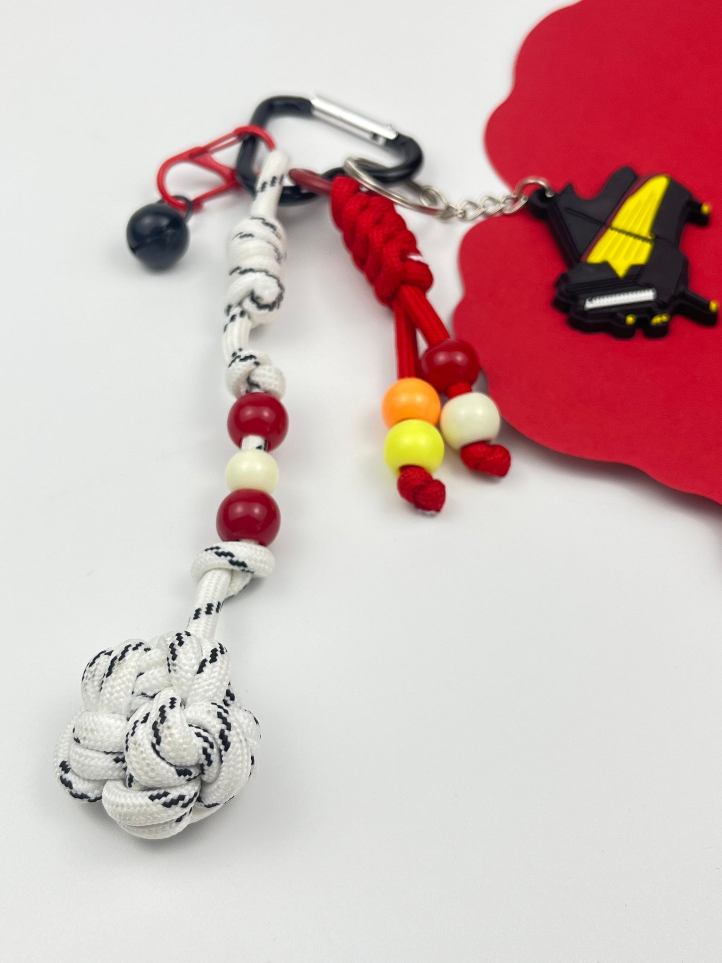 Cool Woven Rope Keychain | Unique Charm Combination, Full of Street Style