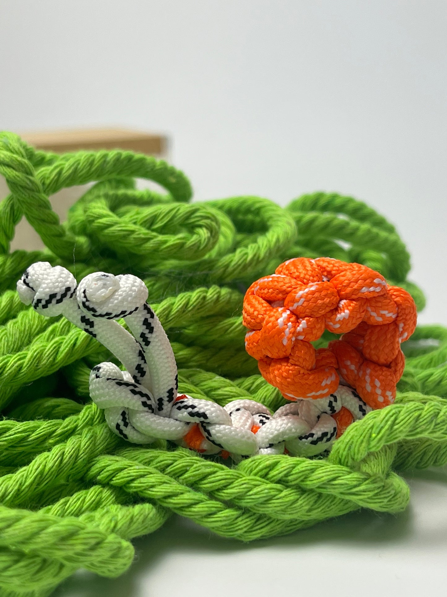 Handmade Paracord Snail Keychain - Cute & Creative Mini Charm