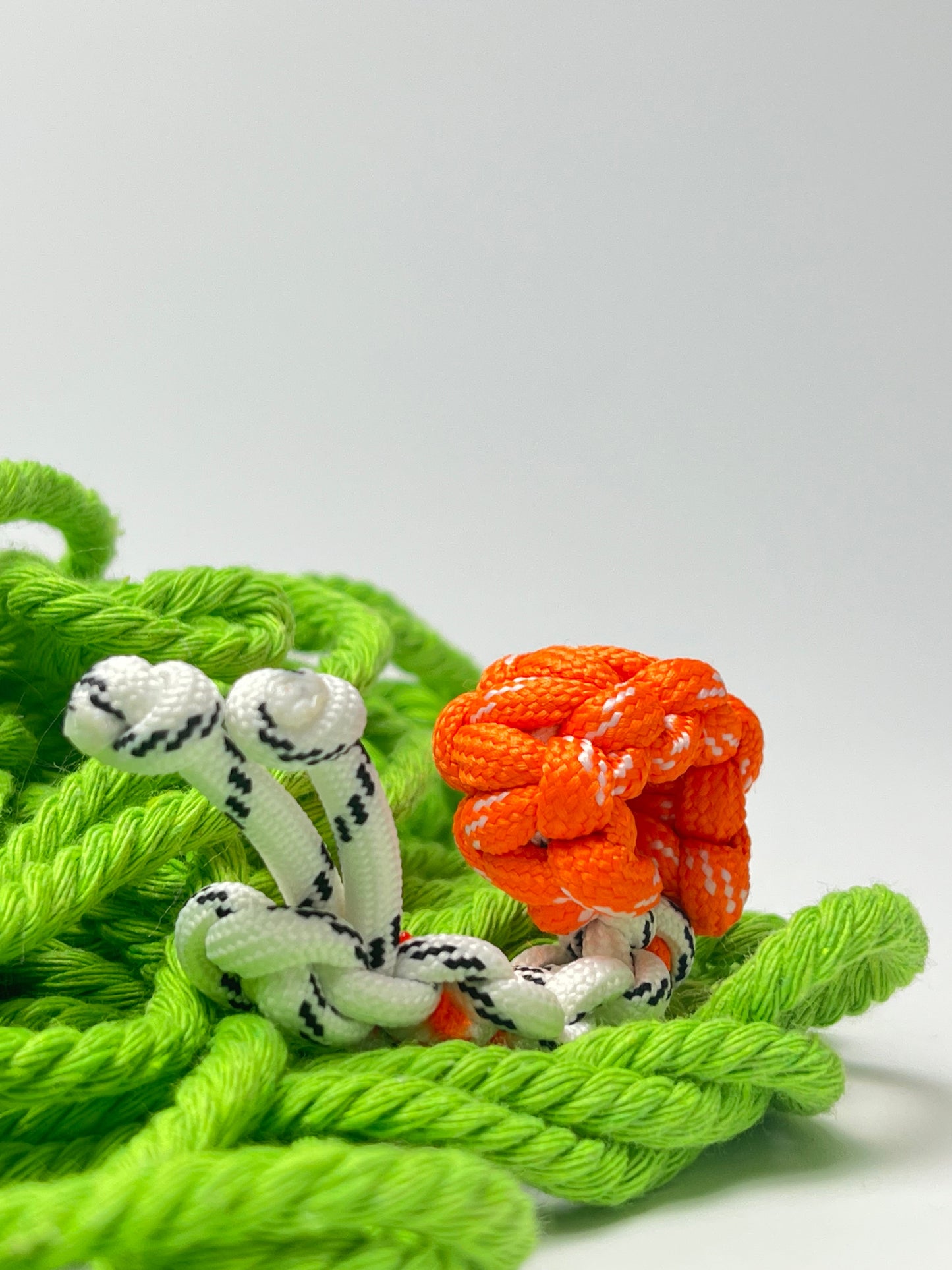 Handmade Paracord Snail Keychain - Cute & Creative Mini Charm