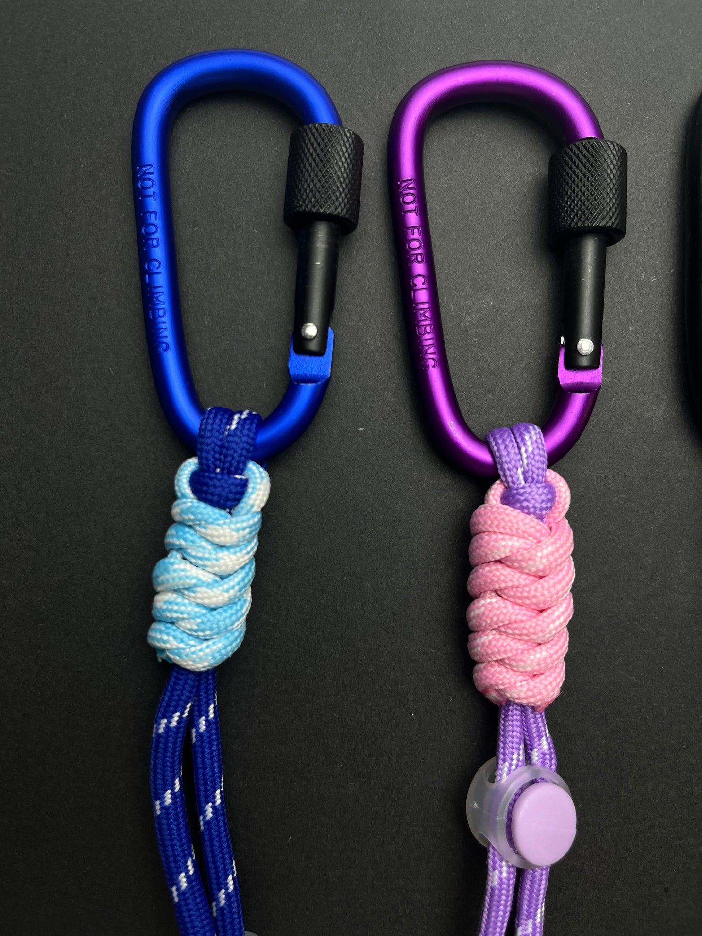 Handmade Paracord Multifunctional Carabiner, Portable Water Bottle/Key Lanyard