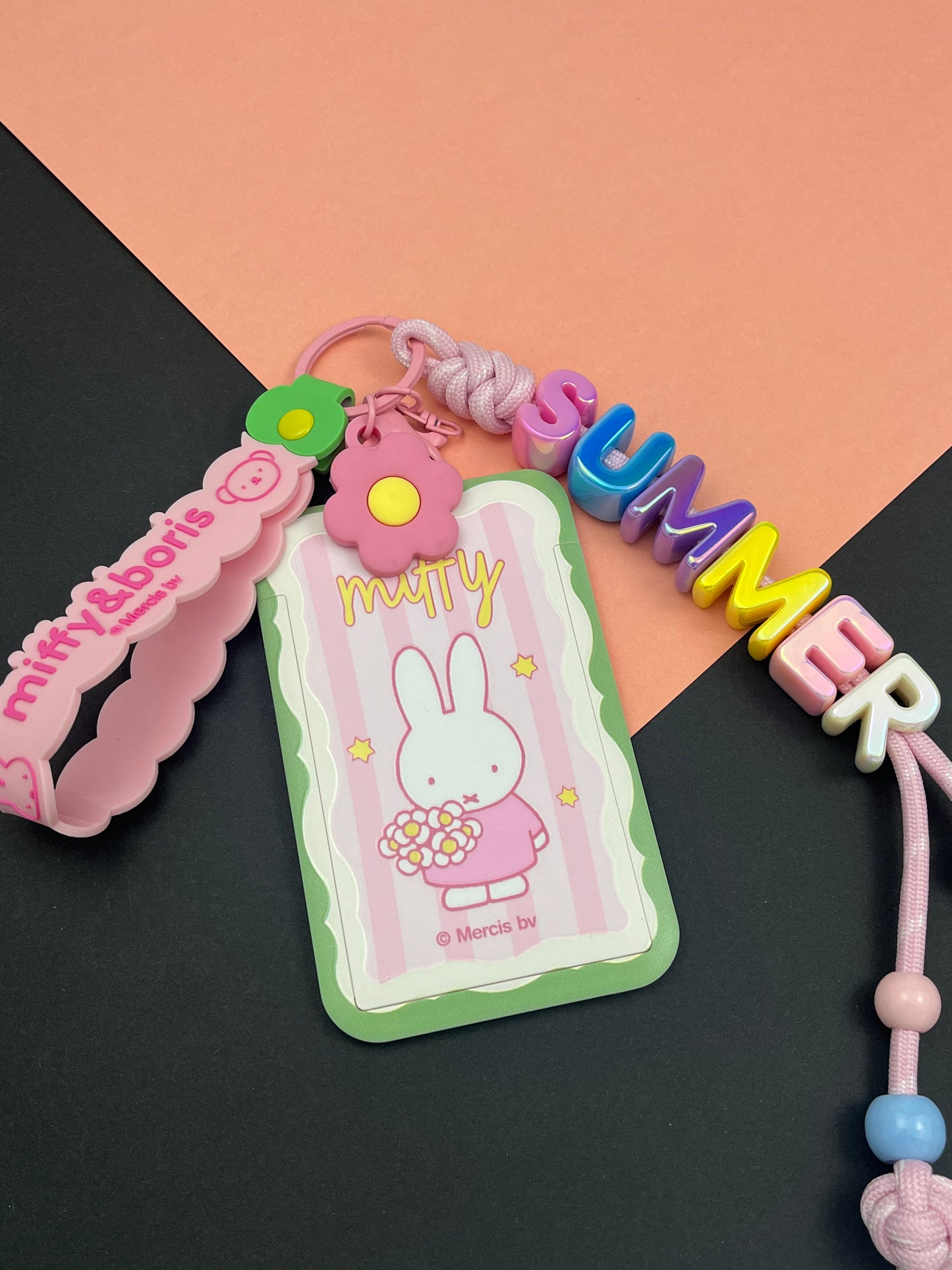 Miffy Cute Keychain | Rainbow “SUMMER” for Full Summer Vibe
