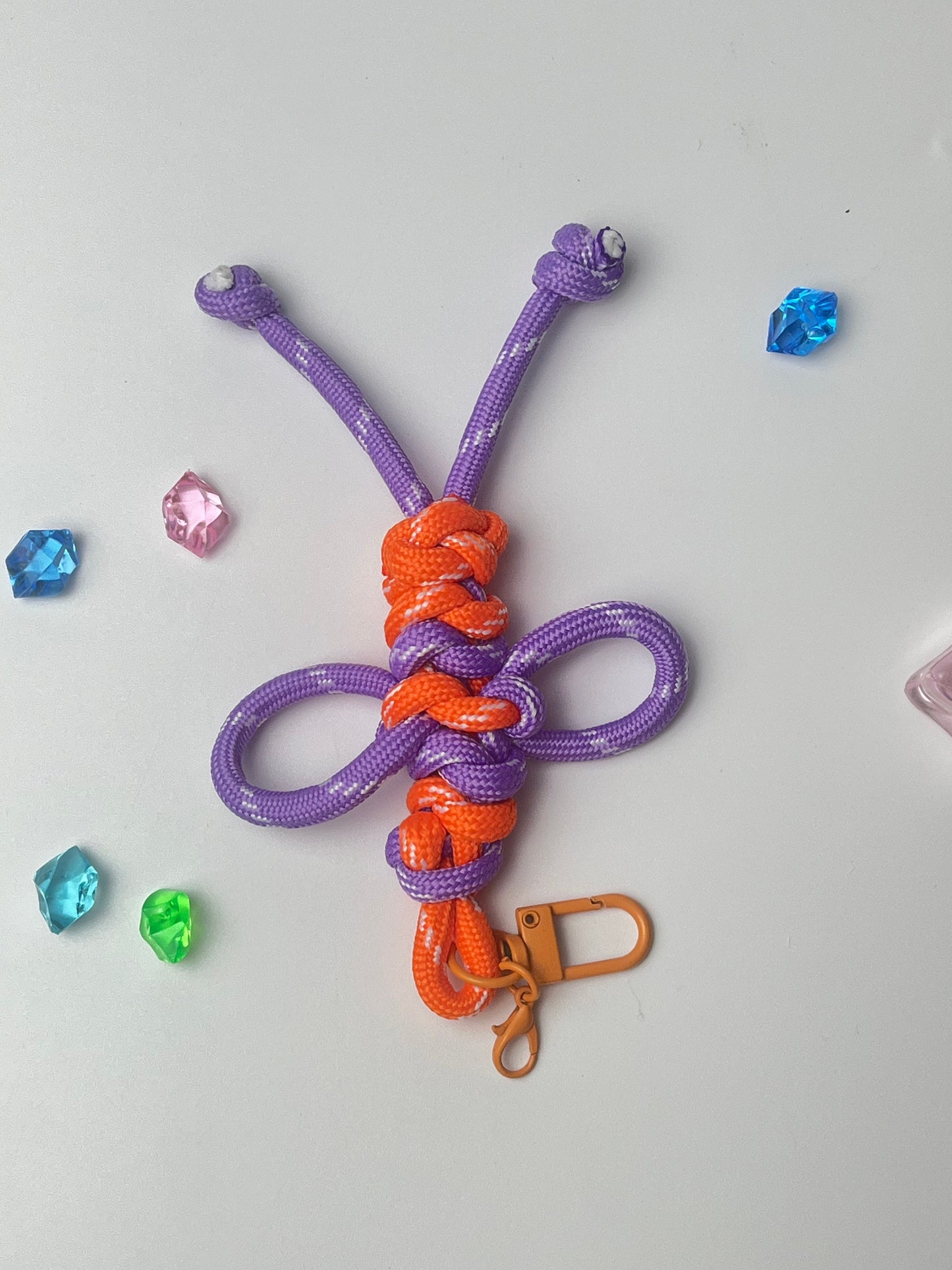 Handmade Paracord Bee Keychain