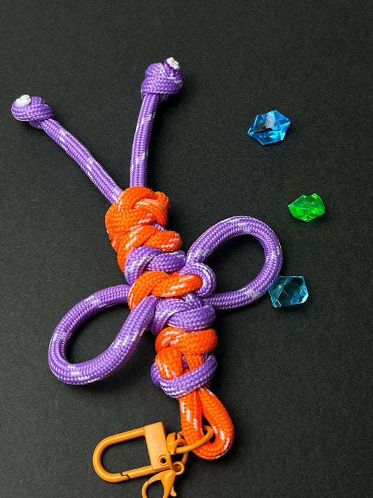 Handmade Paracord Bee Keychain