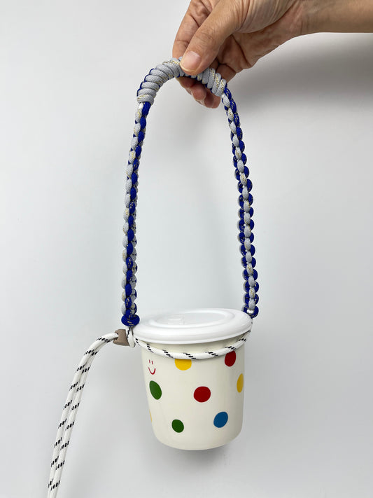 Hand - woven Contrast - Color Paracord Cup Holder | Creative Portable Water Cup Strap
