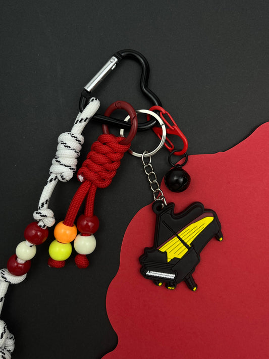 Cool Woven Rope Keychain | Unique Charm Combination, Full of Street Style