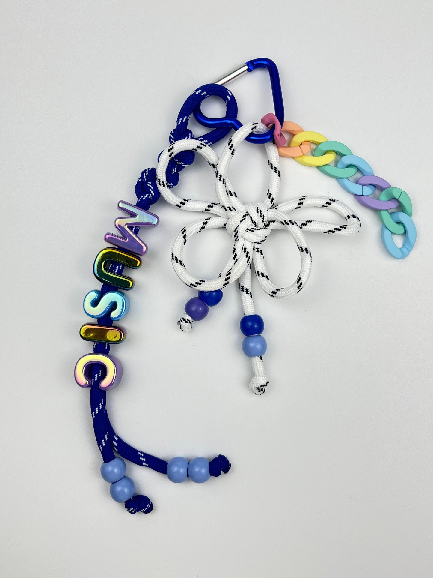 🎶Music - Inspired Keychain: A Rainbow of Style!