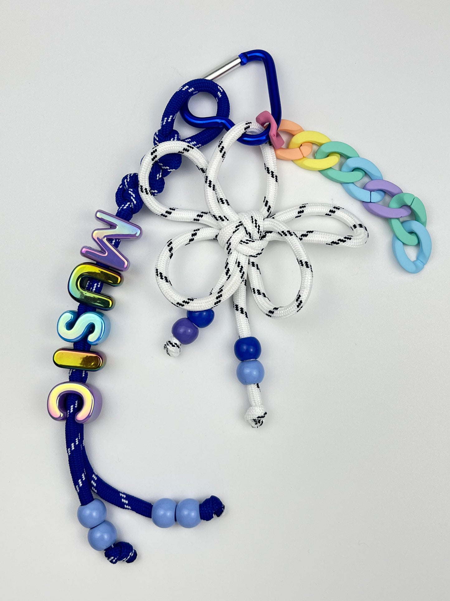 🎶Music - Inspired Keychain: A Rainbow of Style!