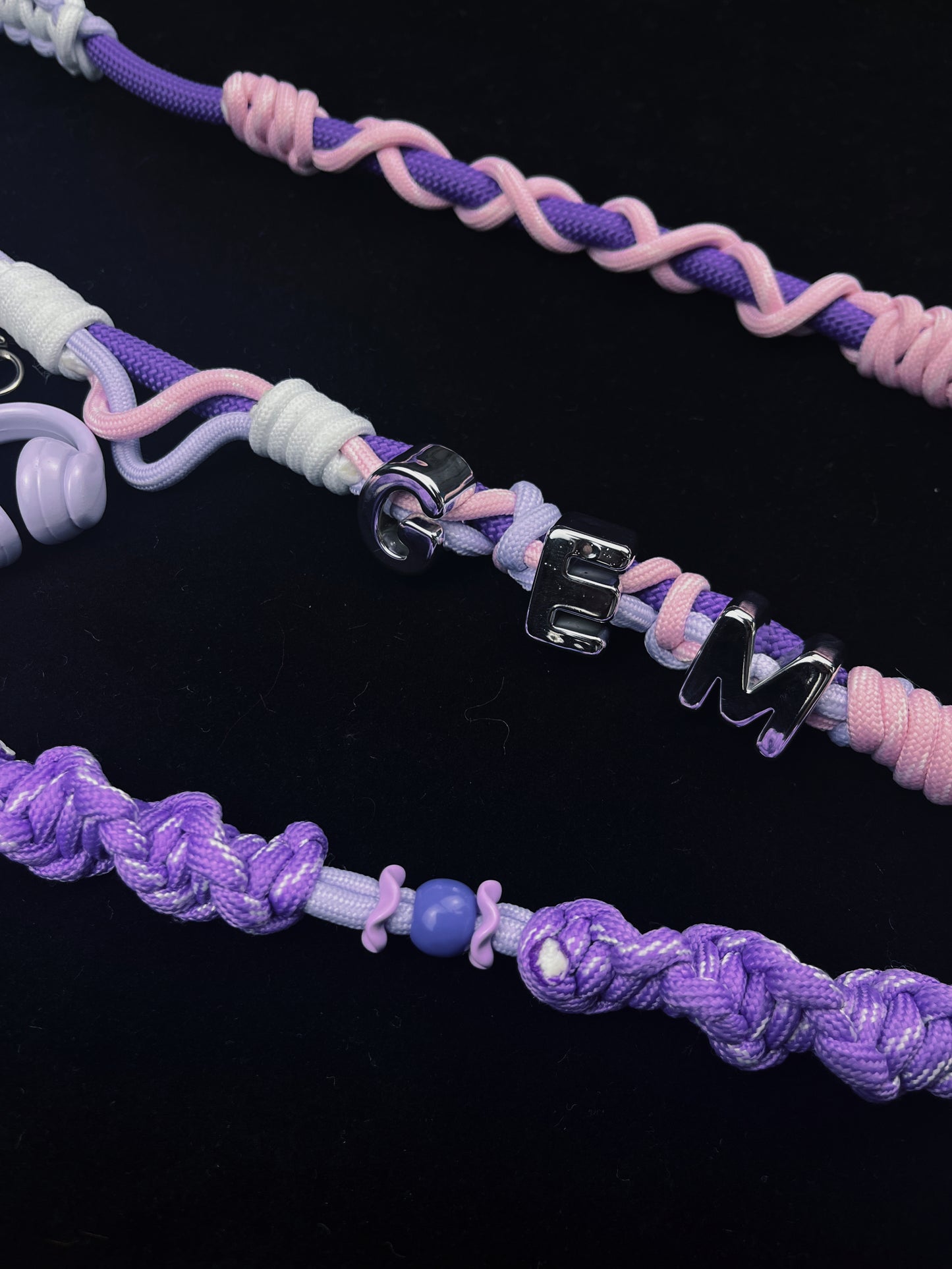Colorful paracord keychain styled for everyday carry — SHENG Craft