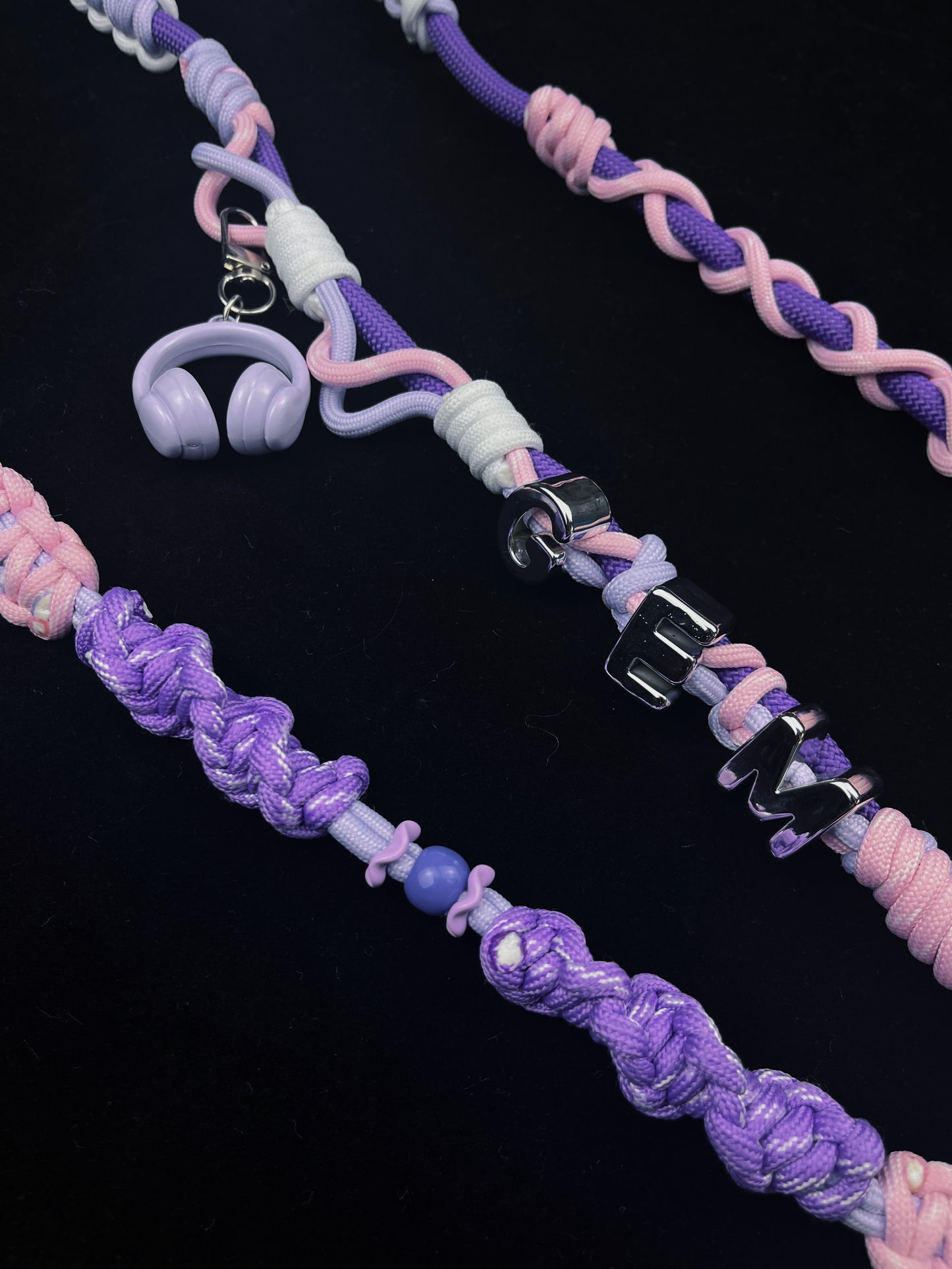 Colorful paracord keychain styled for everyday carry — SHENG Craft