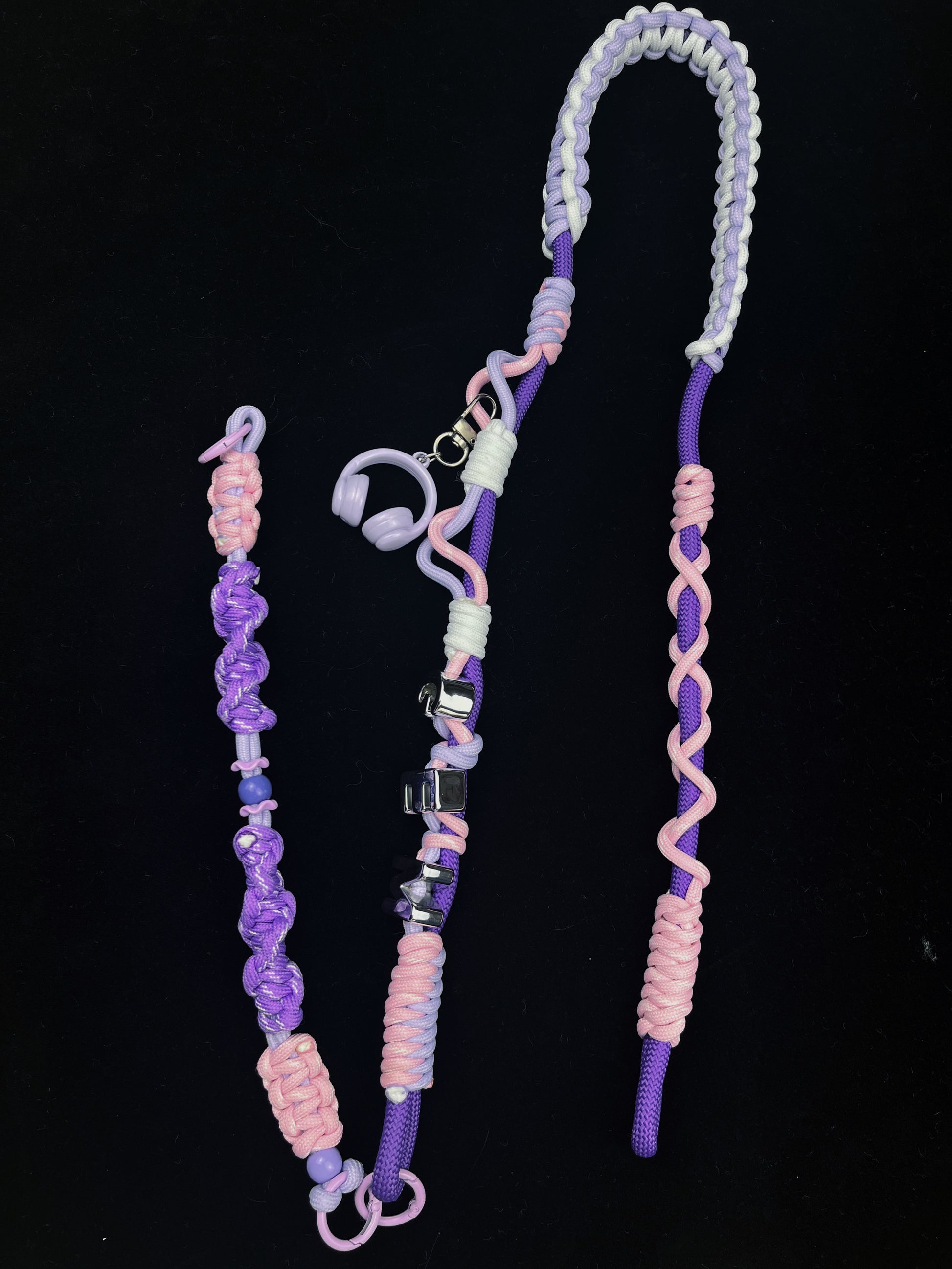 Colorful paracord keychain styled for everyday carry — SHENG Craft