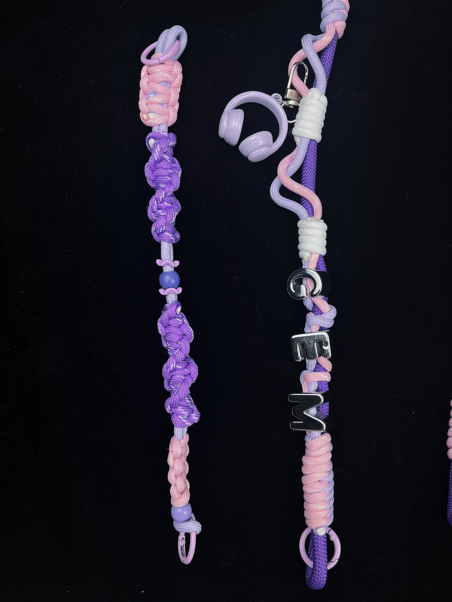 Colorful paracord keychain styled for everyday carry — SHENG Craft