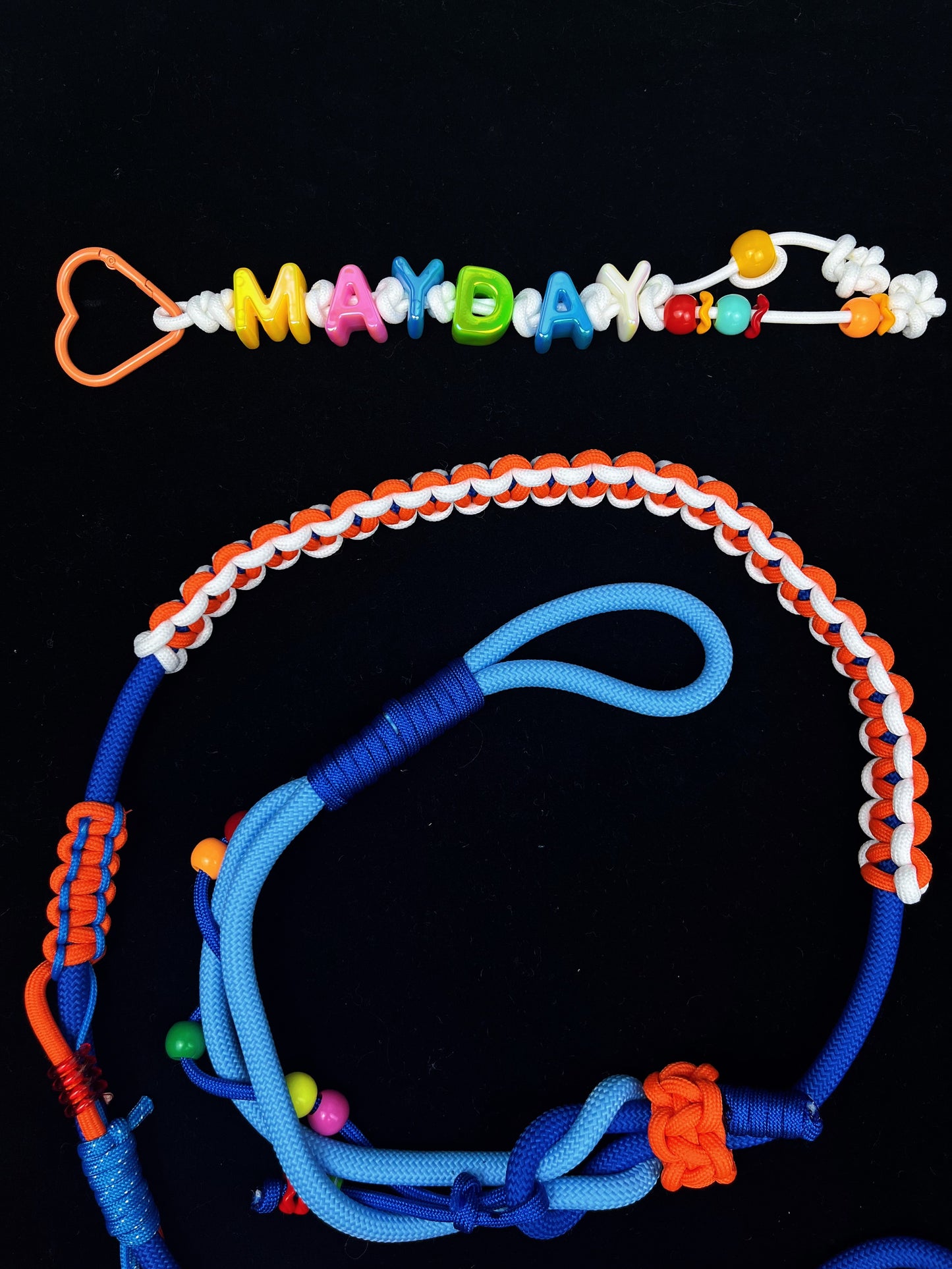 Colorful paracord lanyard styled for everyday carry — SHENG Craft