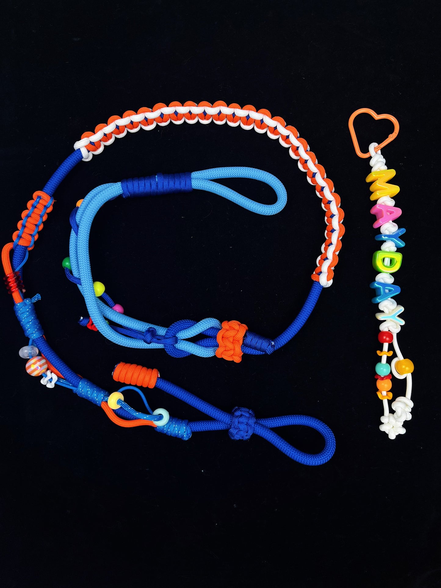 Colorful paracord lanyard styled for everyday carry — SHENG Craft