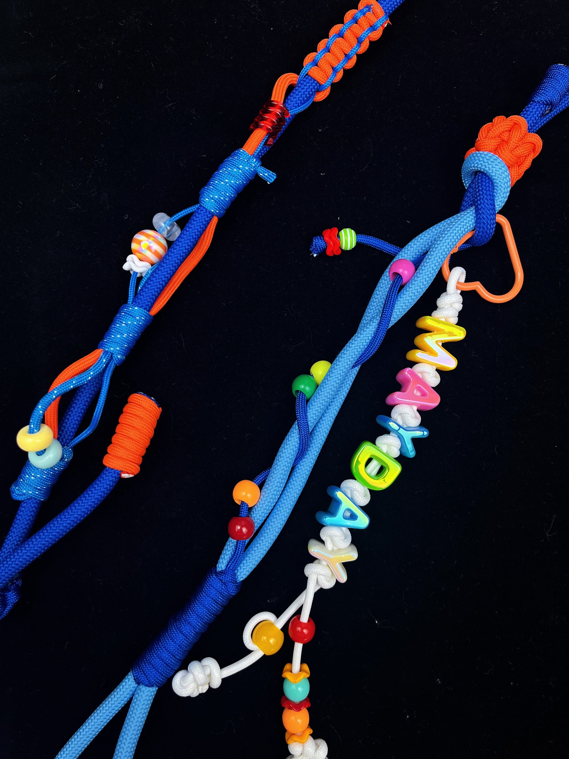 Colorful paracord lanyard styled for everyday carry — SHENG Craft