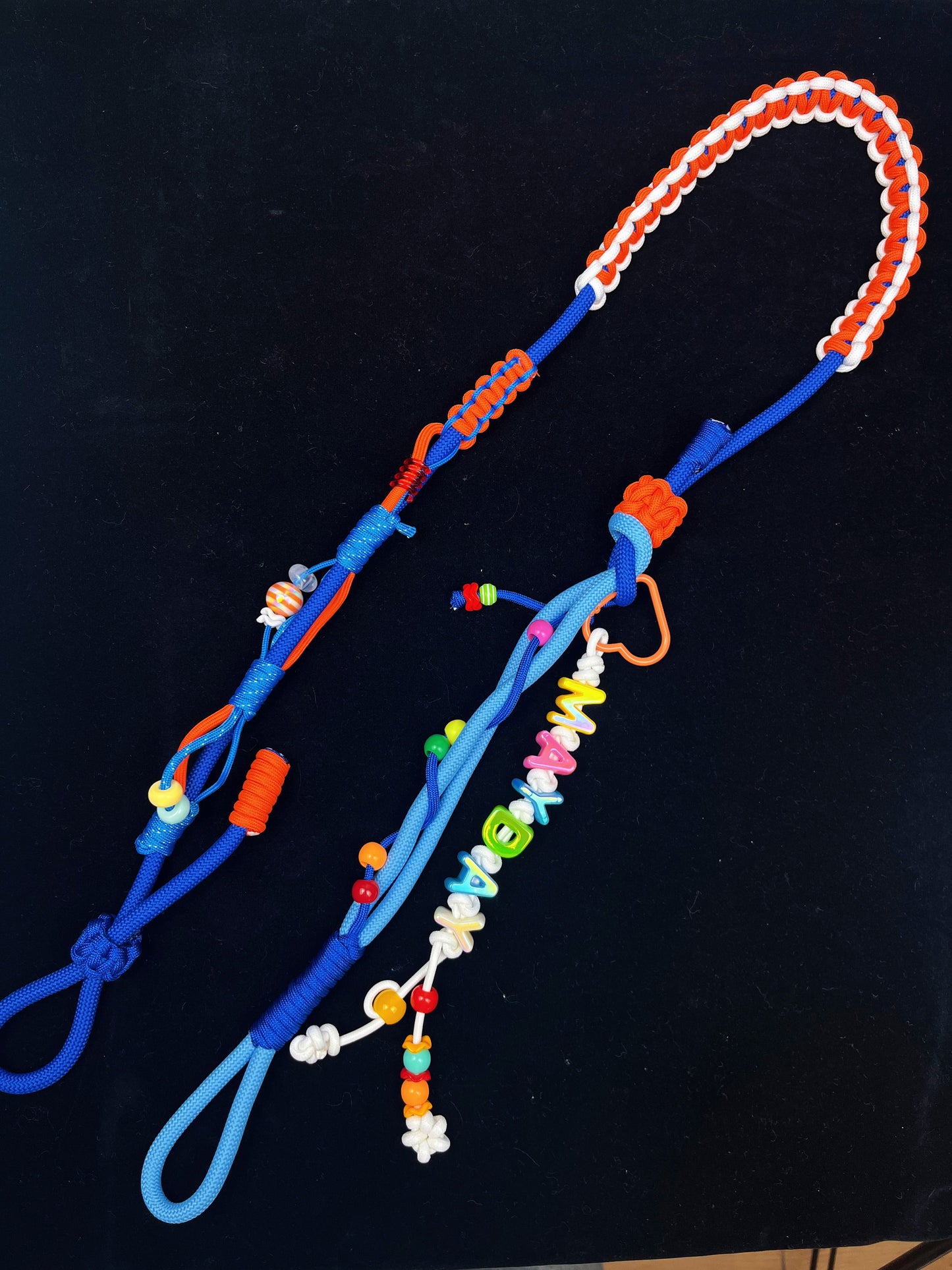 Colorful paracord lanyard styled for everyday carry — SHENG Craft