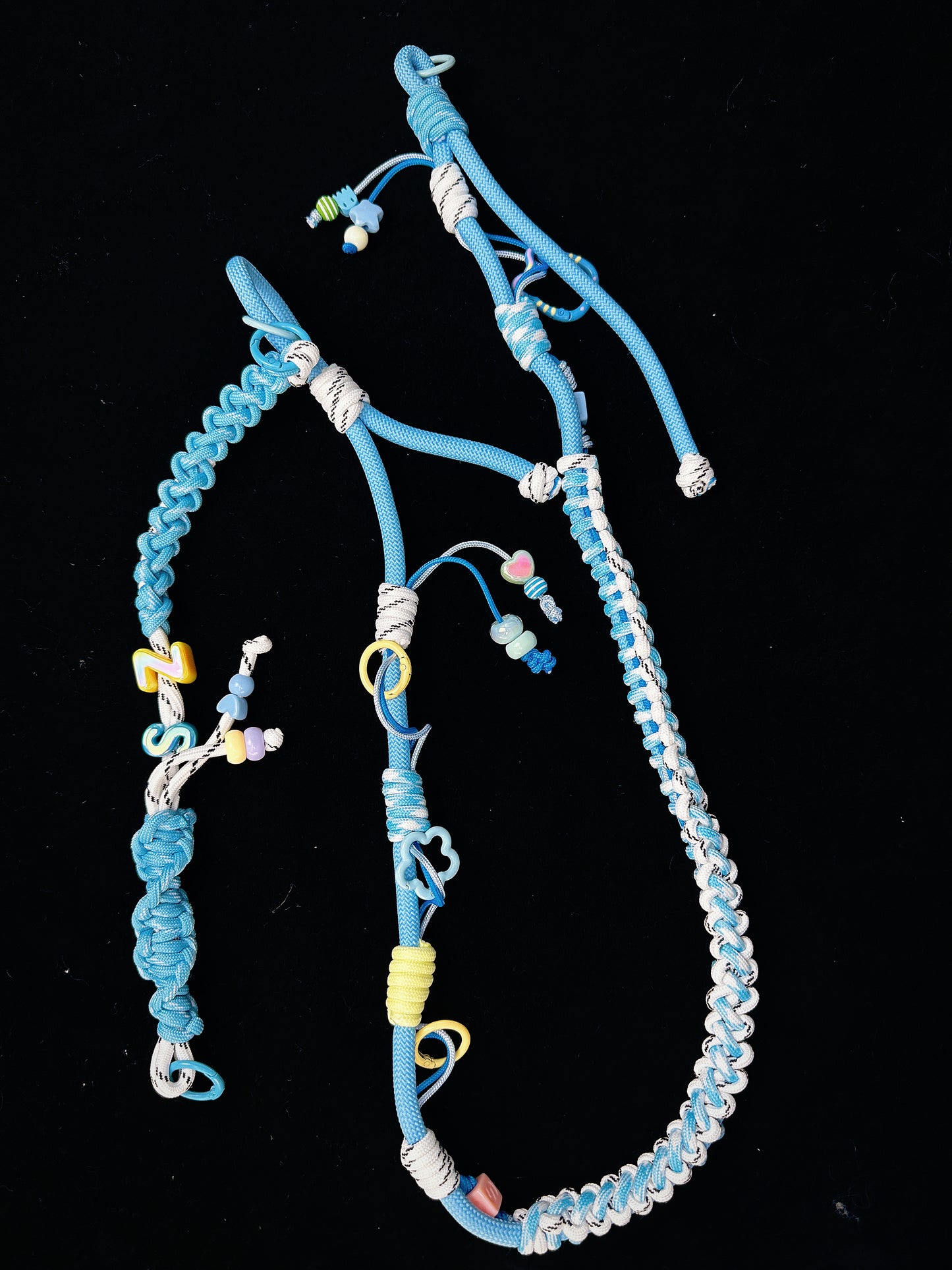 Blue paracord lanyard styled for everyday carry — SHENG Craft